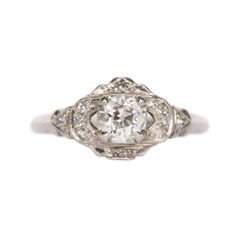 .40 Carat Diamond Platinum Engagement Ring