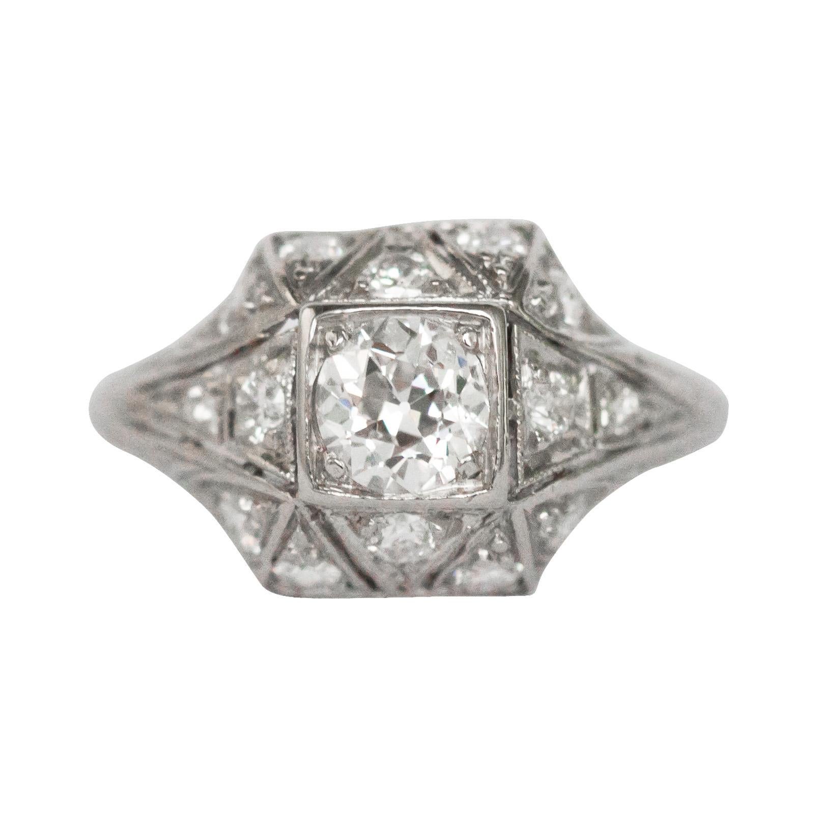 .40 Carat Diamond Platinum Engagement Ring