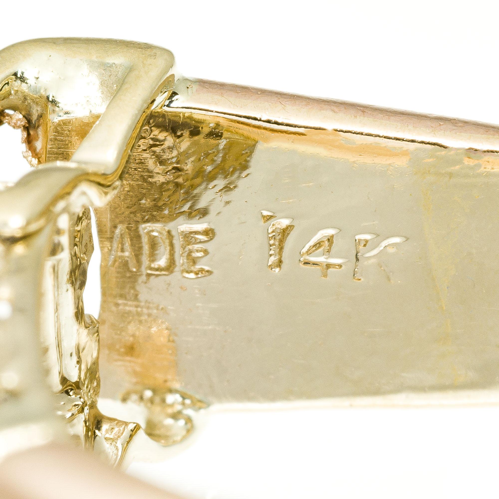 Bague jonc en or tricolore avec diamants de 0,40 carat Bon état - En vente à Stamford, CT