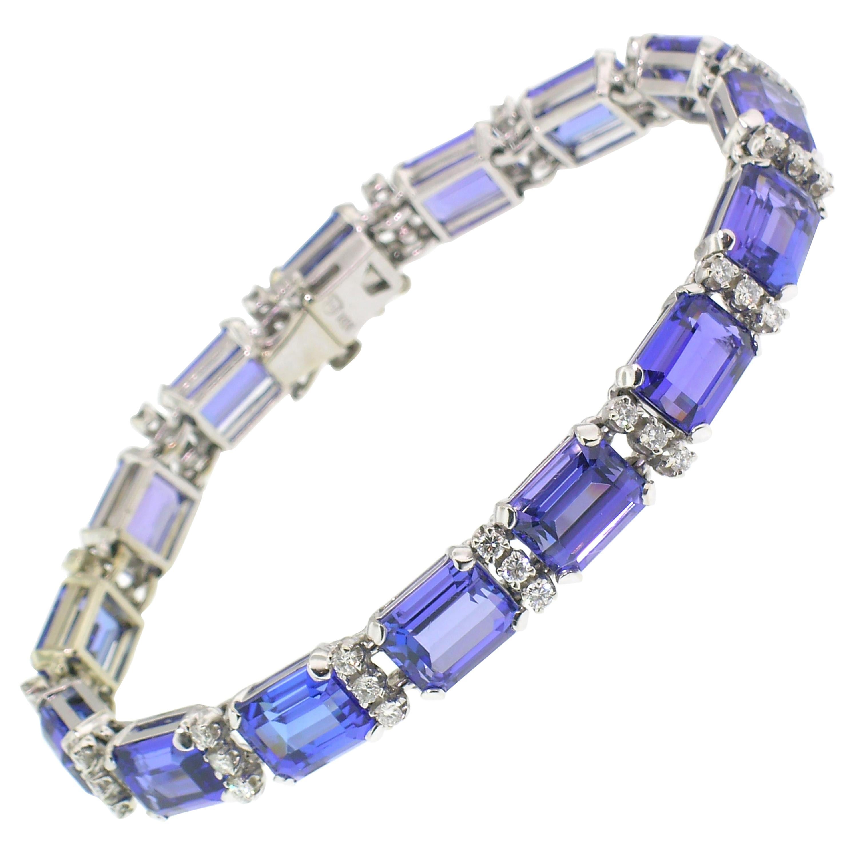 40 Carat Tanzanite 14 Karat Bracelet Sold by Tiffany & Co. 'Includes Provenance'