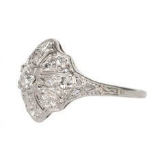 .40 Carat Total Weight Diamond Platinum Engagement Ring