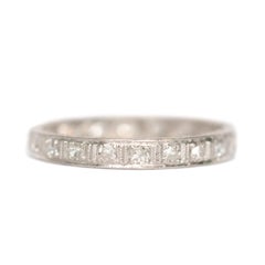 .40 Carat Total Weight Diamond White Gold Wedding Band