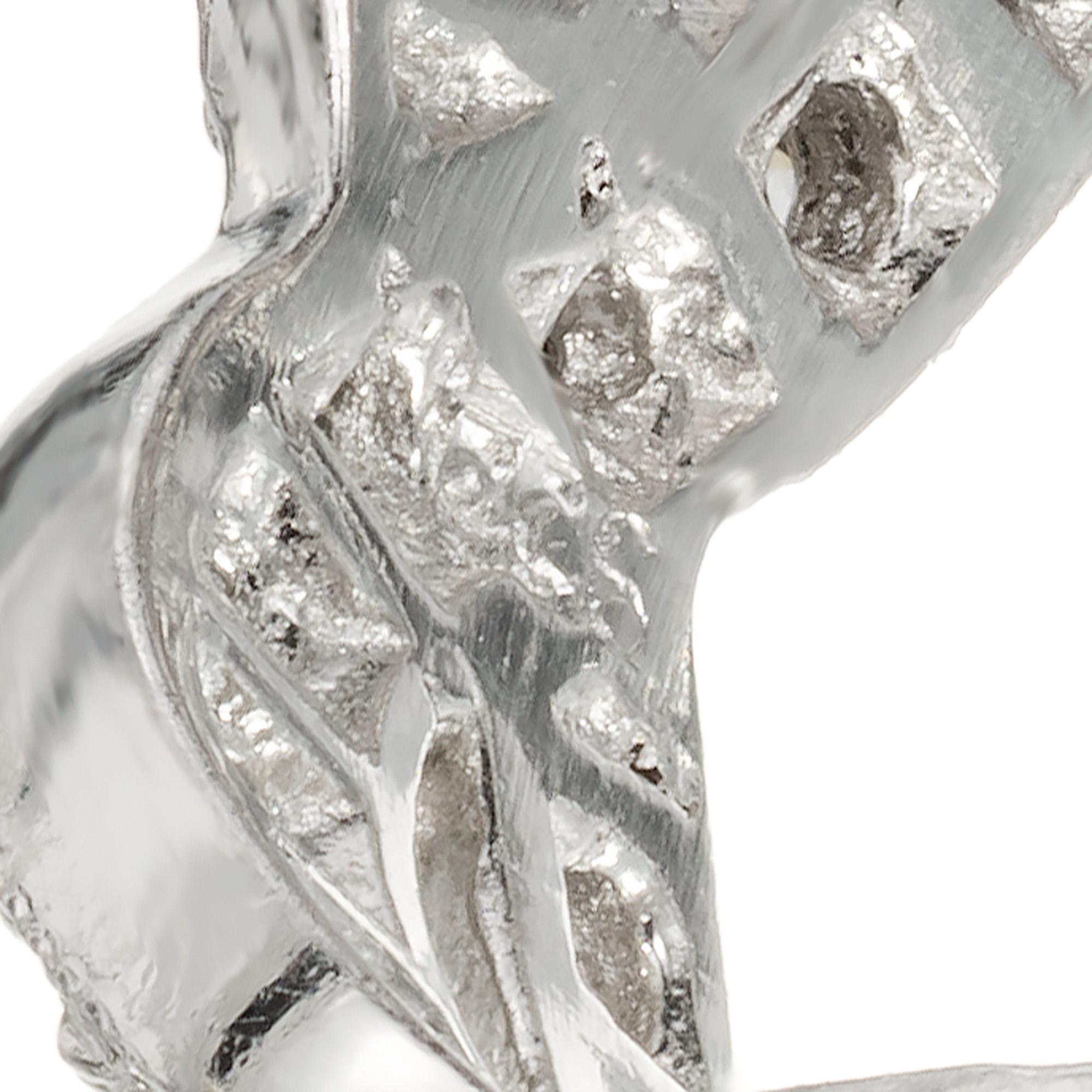 Women's .40 Carat Two Row Diamond Platinum Eternity Wedding Band Ring For Sale