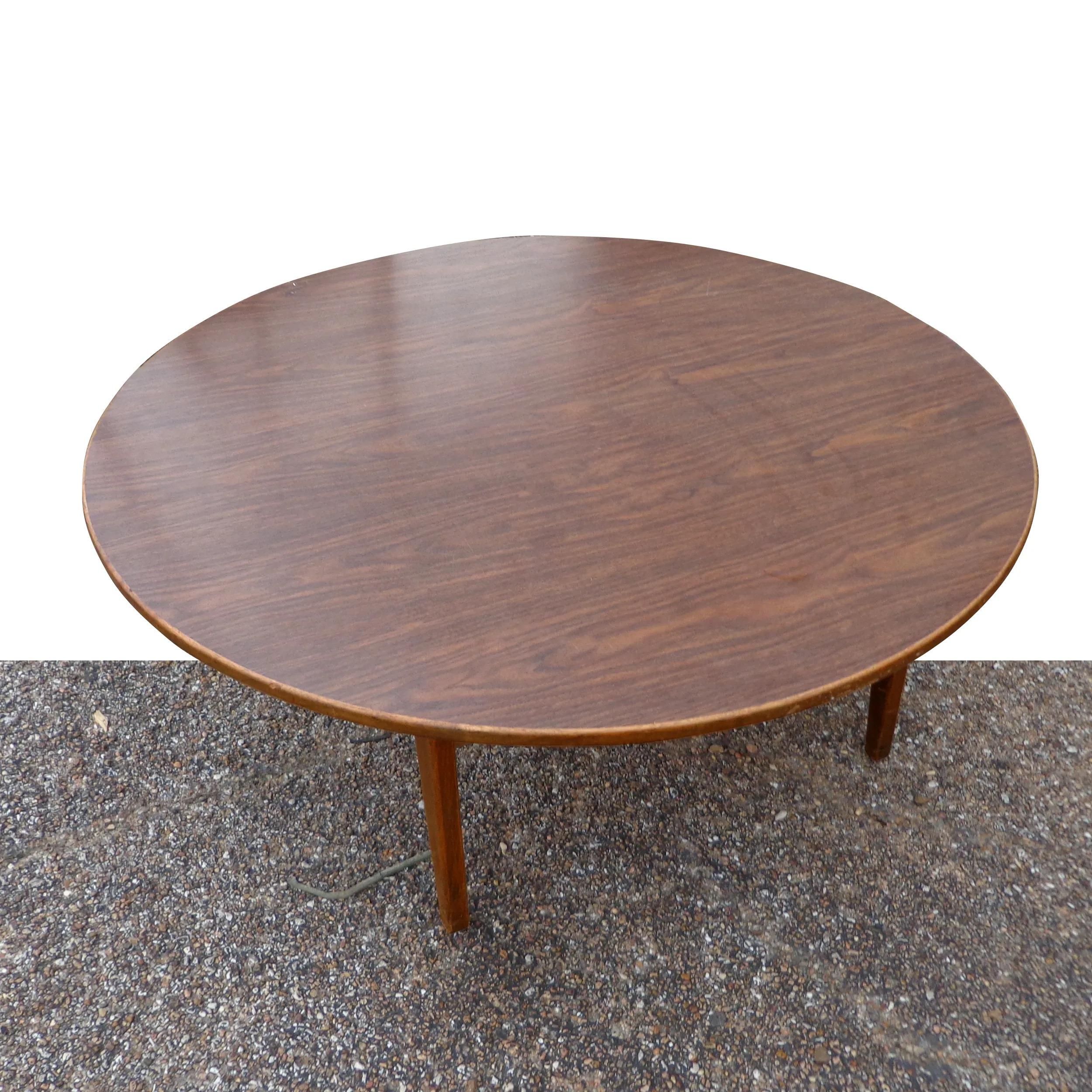 Mid-Century Modern Mid-Century Jen Risom Walnut Coffee Table  For Sale