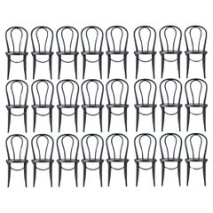 40% off 24 Chairs In-Stock Bent Wood Contract Vienna Bistro Chair - Matte Black