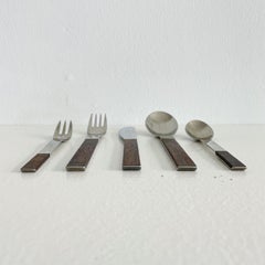 40 Piece Rosewood Flatware Service for 8 by Carl Aubock for Rosenthal
