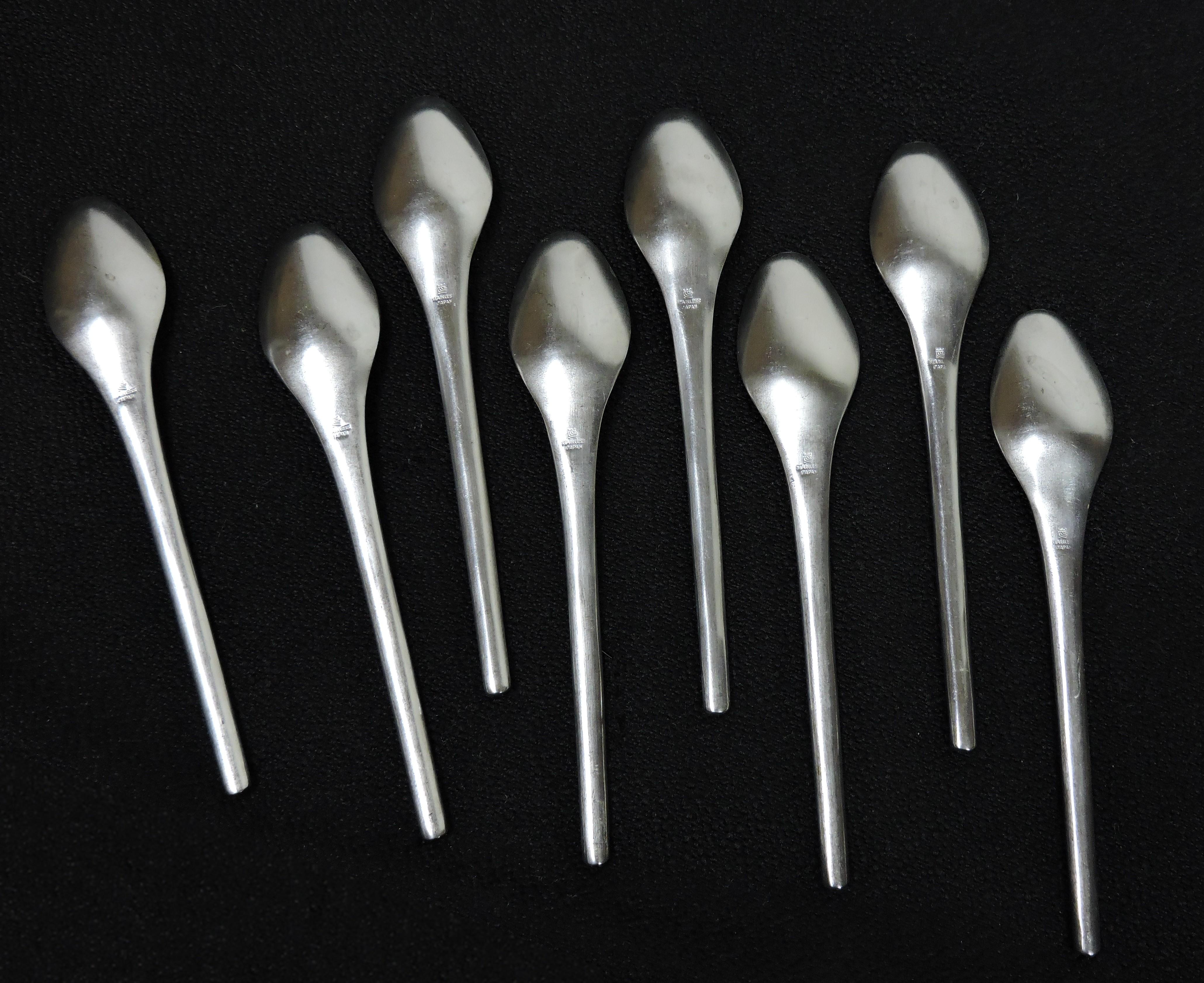 Stainless Steel Service for 8 Stanley Roberts Contempra Mid Century Modern Stainless Flatware