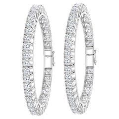 40 Pointer ciascuno, braccialetto con diamanti e oro 18 Kt a linea singola da 36 carati, coppia