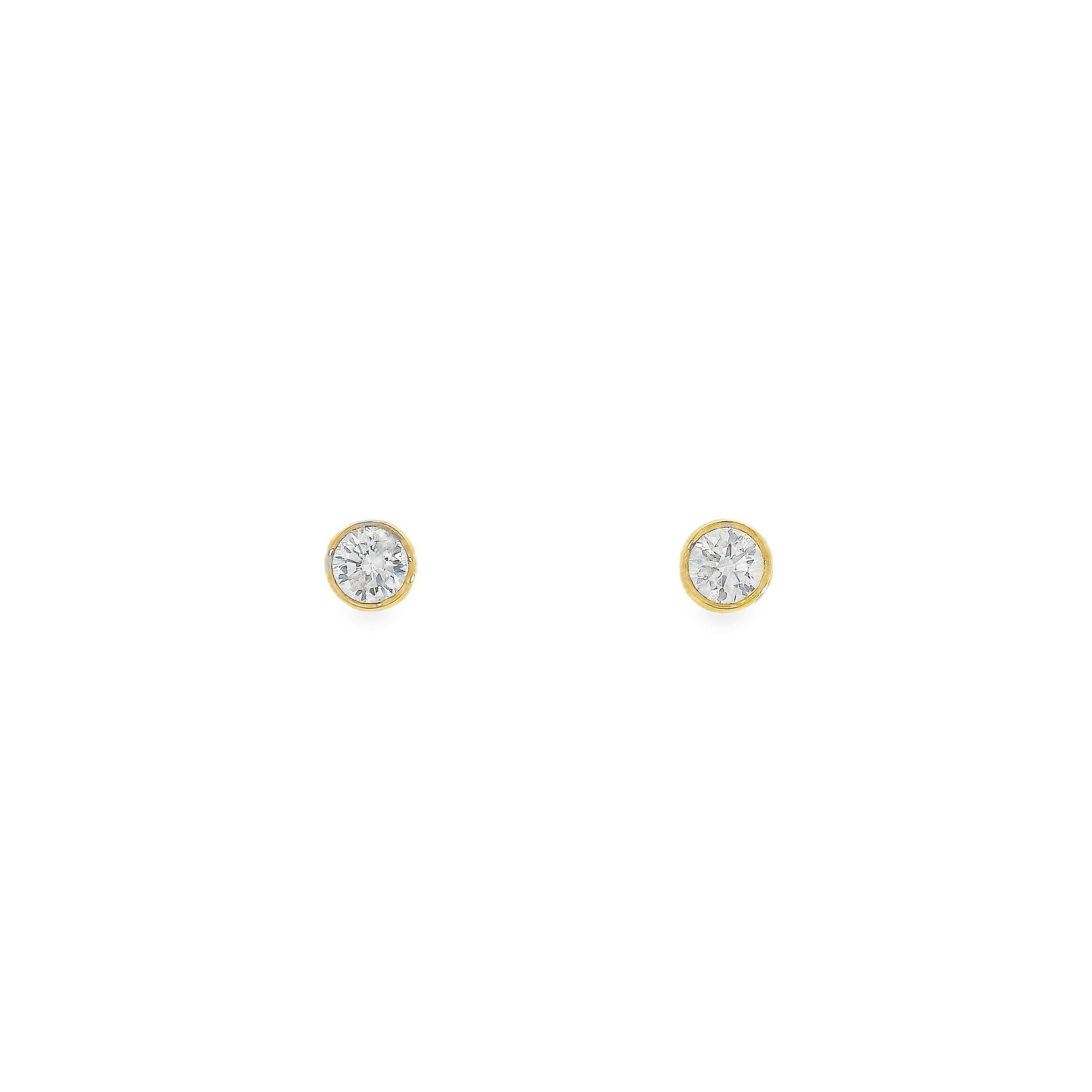 Contemporain Clous solitaires à 40 pointes sertis en or jaune 18 carats en vente