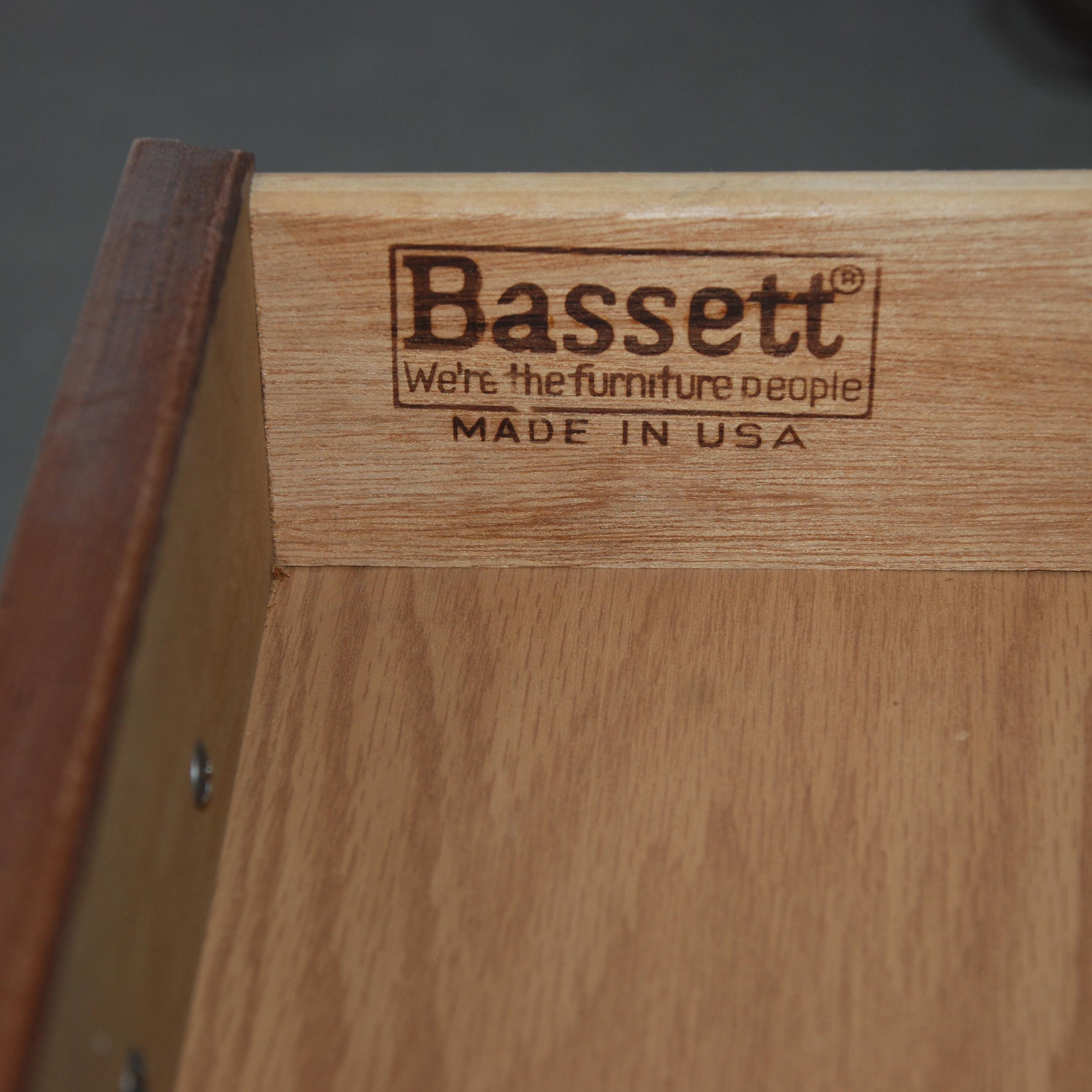 Walnut Queen Anne Style Sideboard Credenza from Bassett Furniture