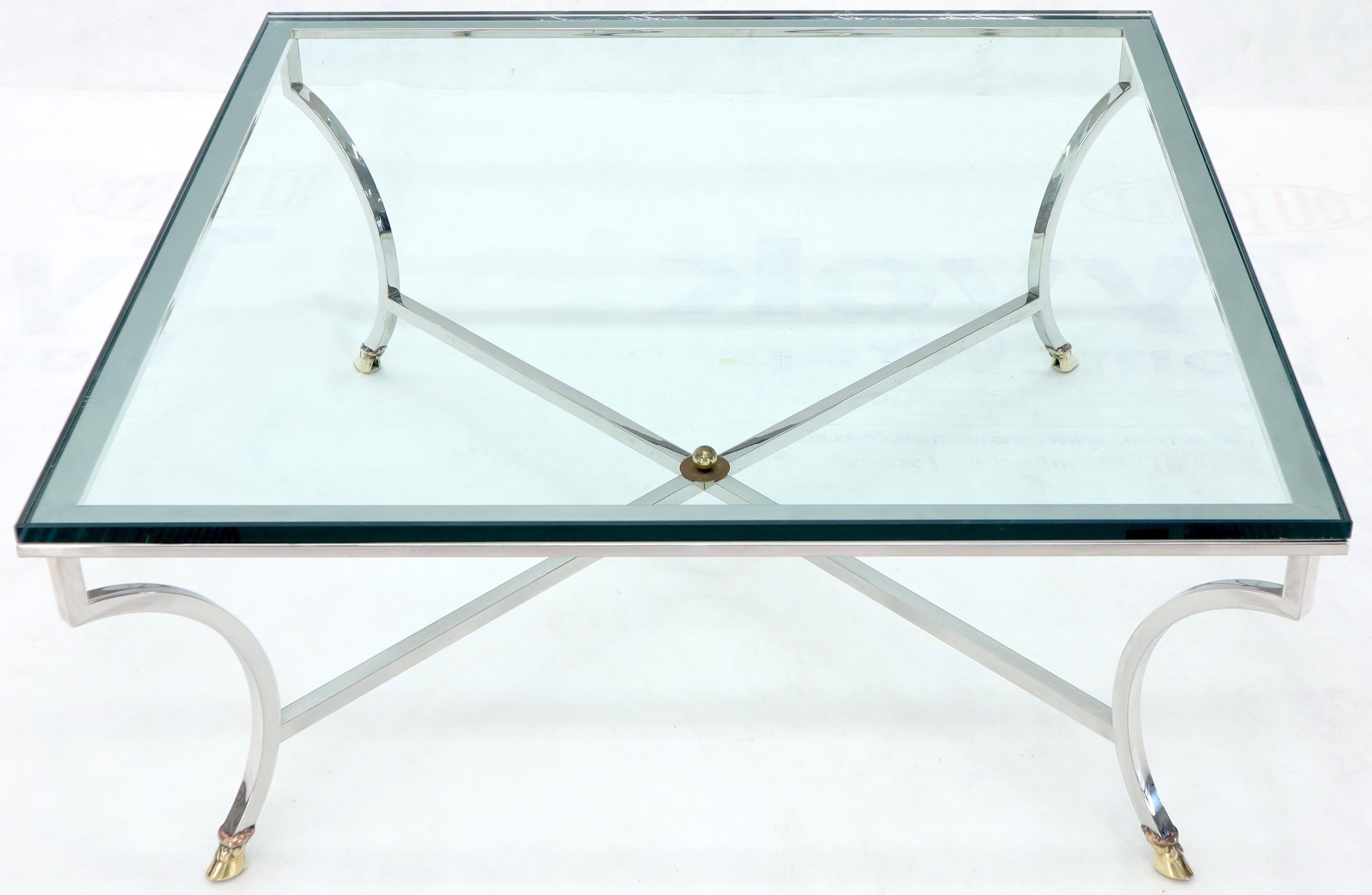 thick glass top coffee table