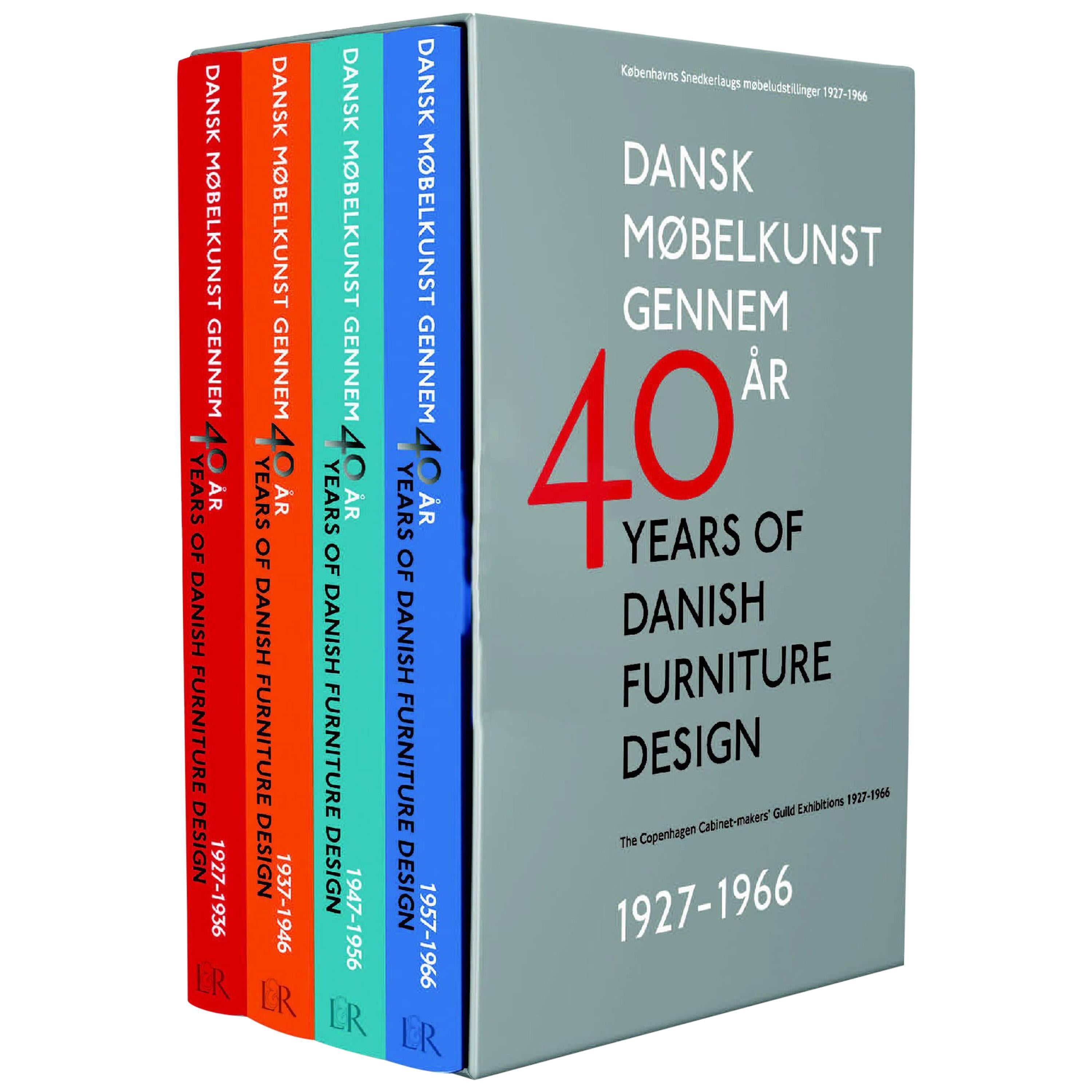 40 Years of Danish Furniture Design Ensemble de quatre livres par Grete Jalk