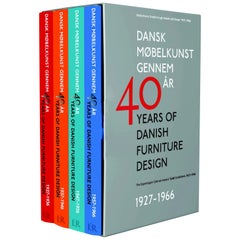40 Years of Danish Furniture Design Set of Four Books by Grete Jalk