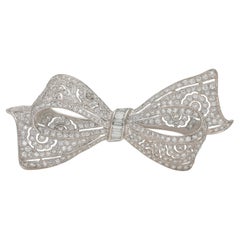 Colgante Broche Lazo Diamante 4,00 Quilates