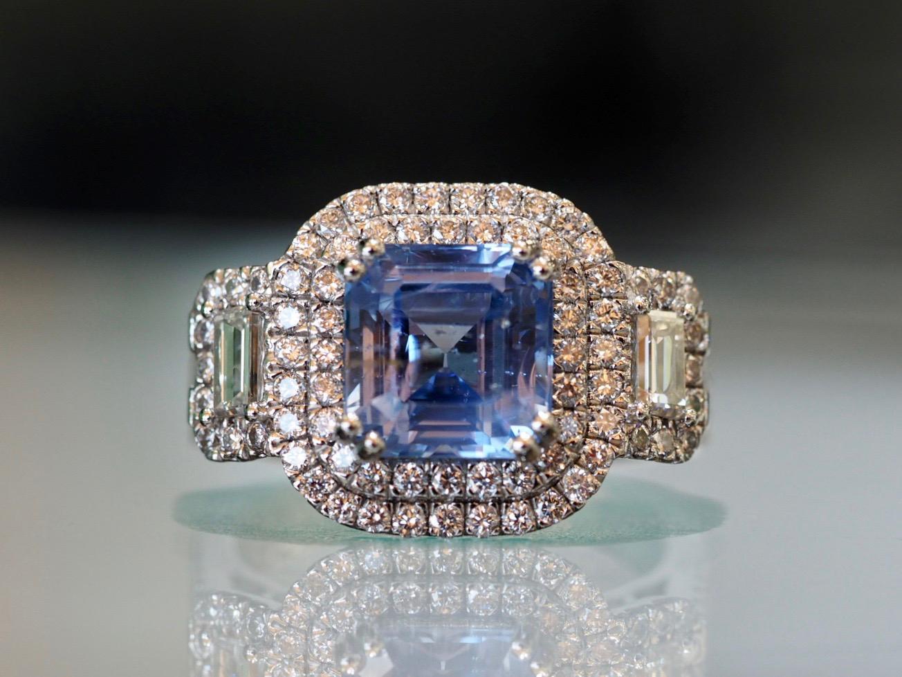 4 carat sapphire ring