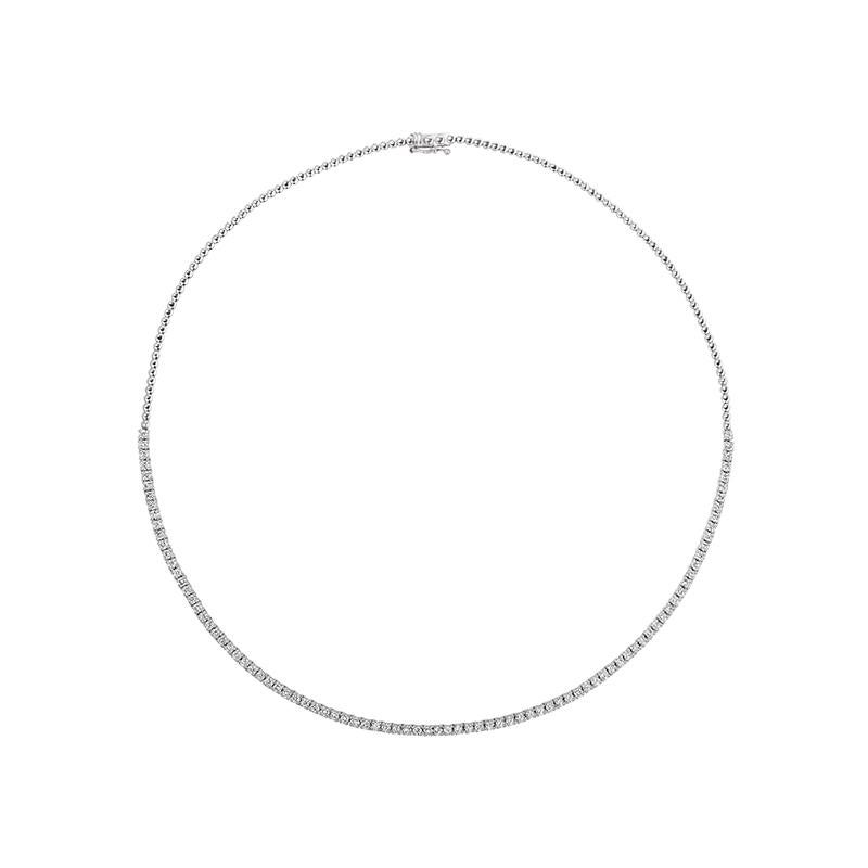 4.00 Carat Diamond Tennis Necklace G SI 14K White Gold 16 inches

100% Natural Diamonds, Not Enhanced in any way Round Cut Diamond  Necklace  
4.00CT
G-H 
SI  
14K White Gold, Prong style 
16 inches in length, 1/10