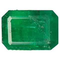 4.00 Carat Natural Loose Emerald Gemstone Emerald Cut
