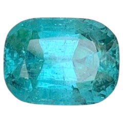 4.00 Karat Natürlicher loser Lagunenblauer Turmalin Cushion-Schliff Afghanischer Edelstein