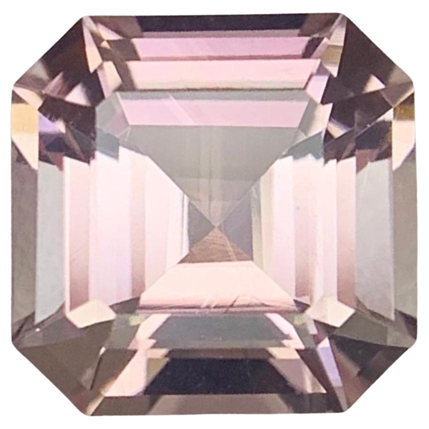 4.00 Carat Natural Loose Pink Tourmaline Gemstone Asscher Cut im Angebot
