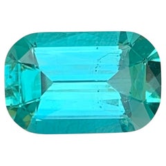 4.00 Carat Natural Loose Seafoam Tourmaline Cushion Cut Gemstone