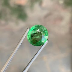 4.00 Carat Natural Loose Tsavorite Garnet Cushion Cut Gemstone