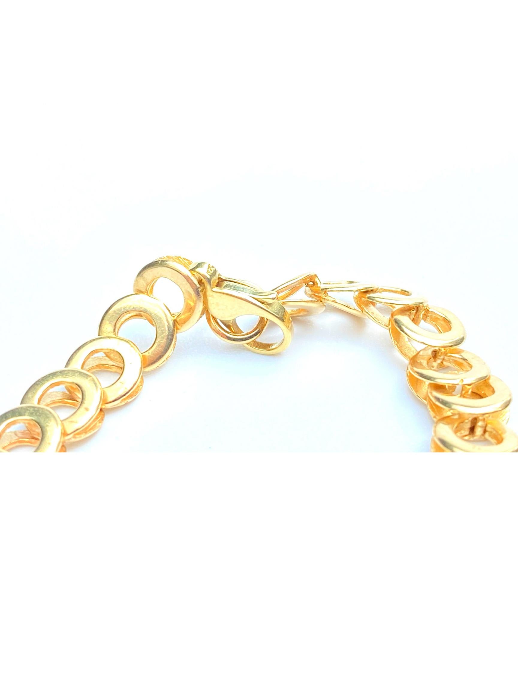 4.00 Carat Round-Brilliant Cut Diamond Chain 14k Yellow Gold Necklace In Excellent Condition For Sale In Miami, FL