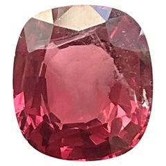 4.00 Carats Burmese Red Spinel Natural Cushion Cut stone Natural Gemstone