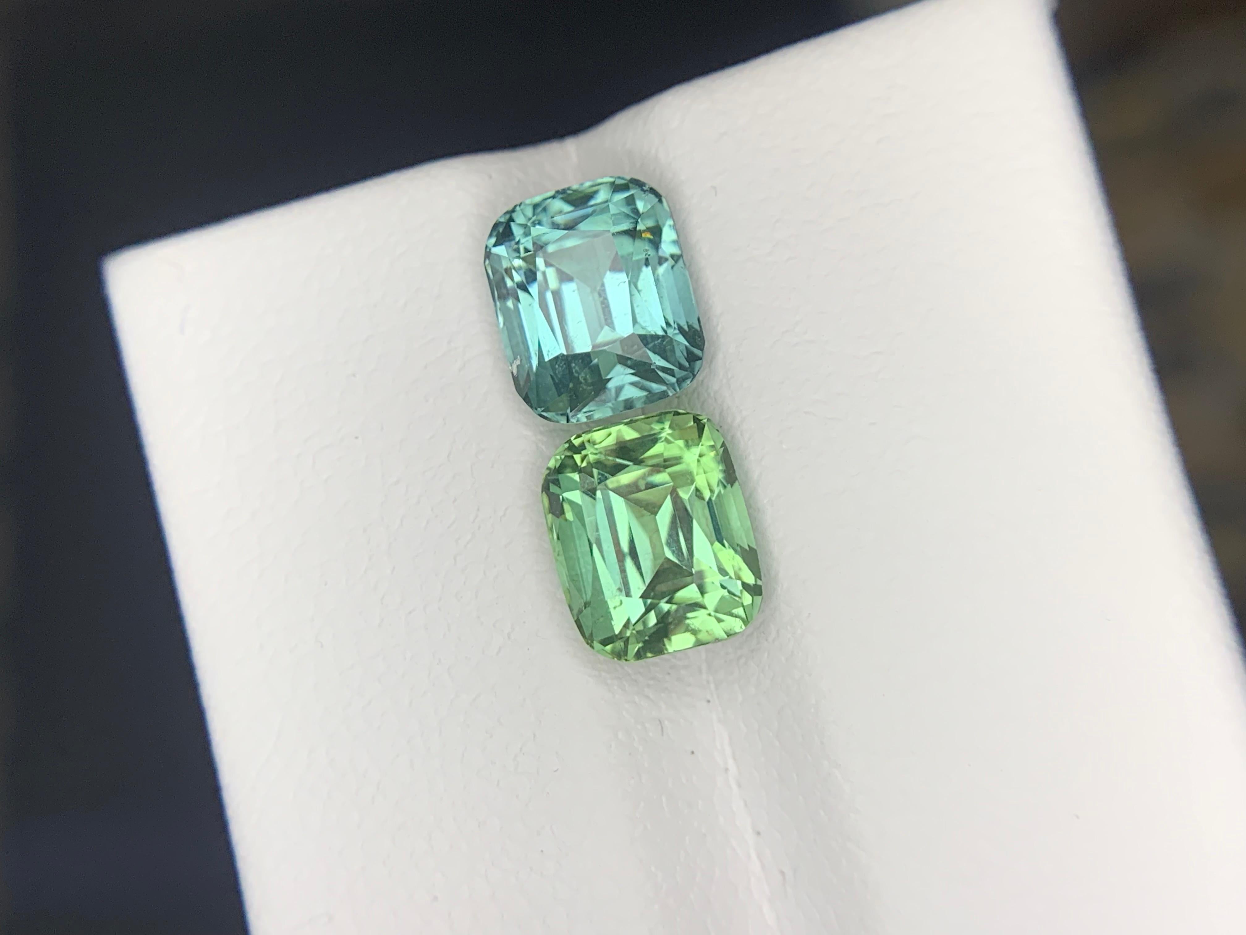 4.00 Carats Natural Loose Reverse Tourmaline Pair Gemstones Neuf - En vente à Brisbane, AU