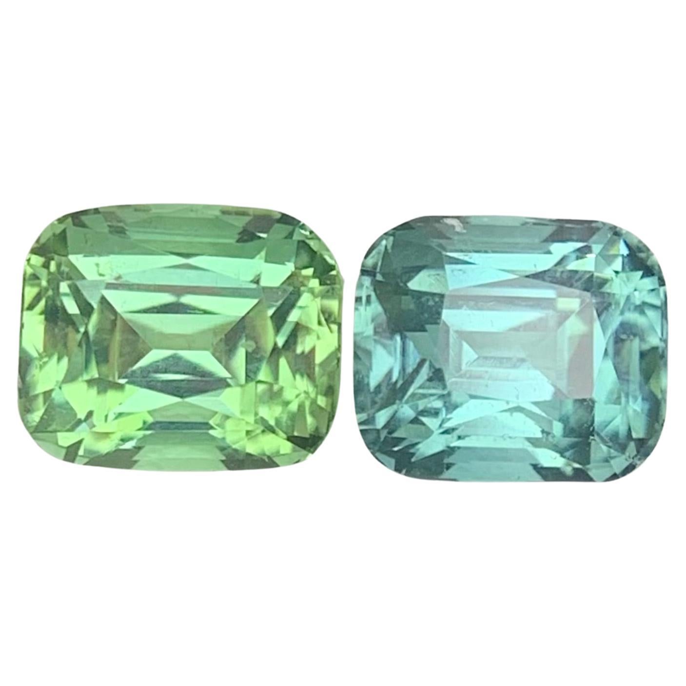 4.00 Carats Natural Loose Reverse Tourmaline Pair Gemstones en vente