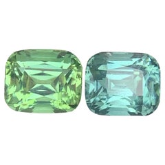 4.00 Carats Natural Loose Reverse Tourmaline Pair Gemstones