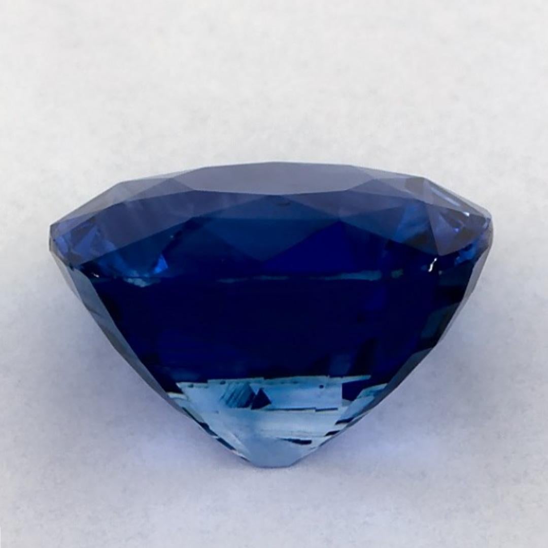 4.00 Karat Blauer Saphir Cushion Loser Edelstein im Zustand „Neu“ im Angebot in Fort Lee, NJ