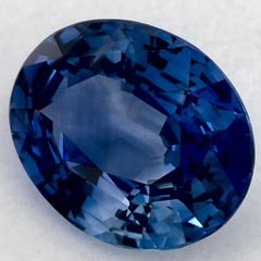 4.00 qt Zafiro Azul Oval Gema Suelta