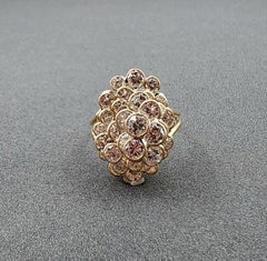 Anello da cocktail con diamante da 4,00 ct