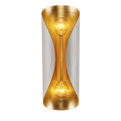 4000/A2 2-Light Taupe and Gold Sconce