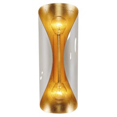 4000/A2 2-Light Taupe and Gold Sconce