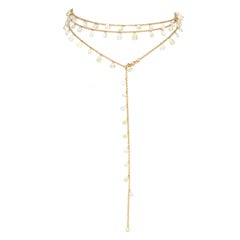 40.00 Carat Diamond Drop Briolette Necklace