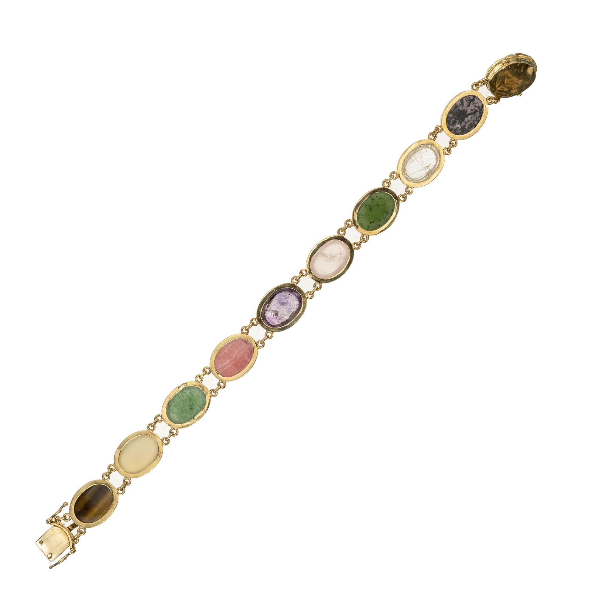 tigers eye and amethyst together