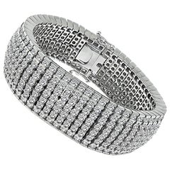 Bracciale in oro con diamanti da 40.00 ct