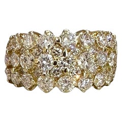 4.00CT Diamond 18KT Yellow Gold Ring
