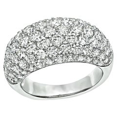 Bague en or avec diamant de 4,00ct