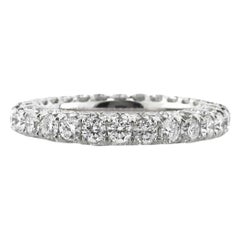 4.00ct Round Brilliant Cut Diamond Three-Sided Eternity Band