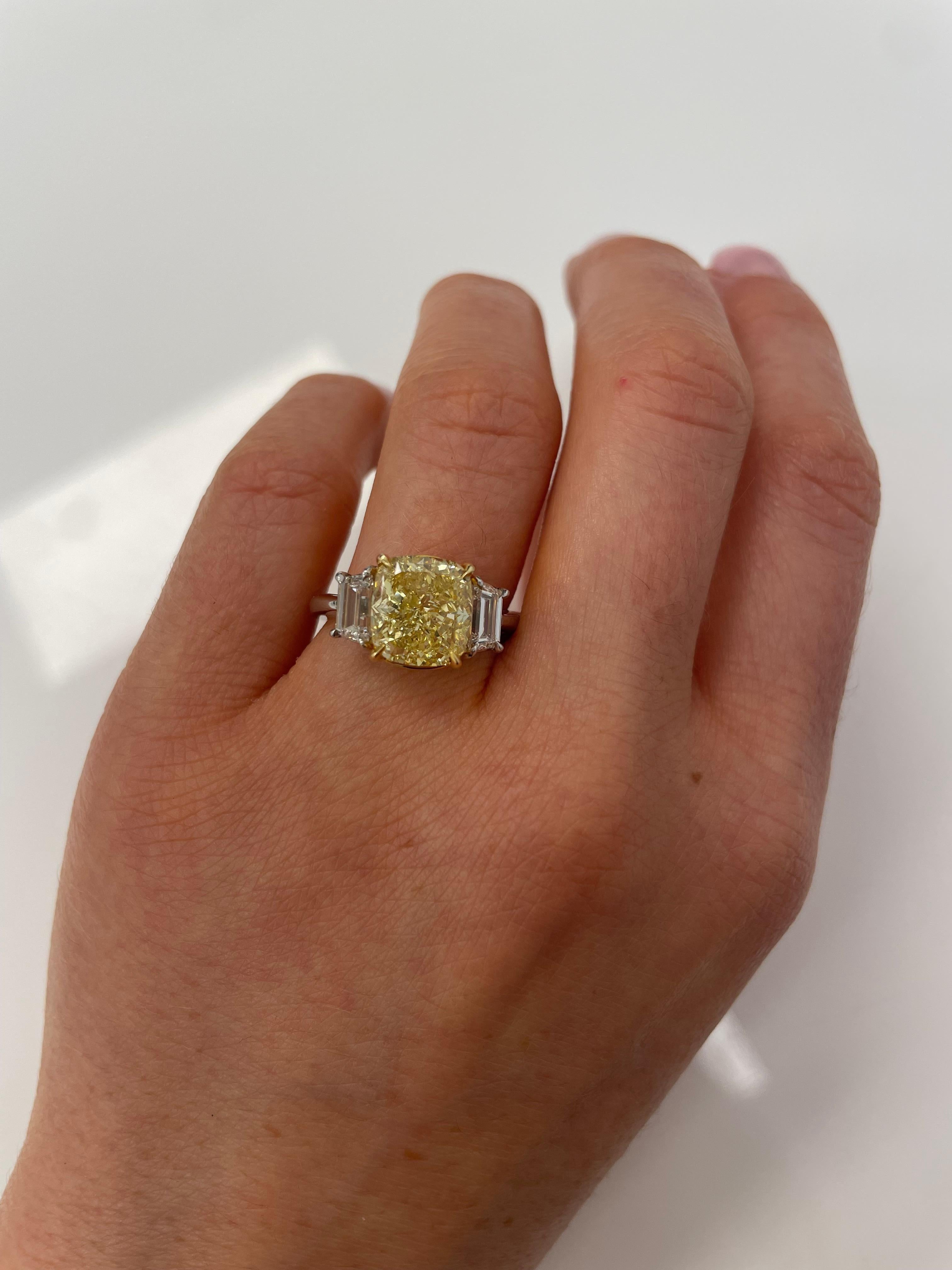 yellow diamond ring