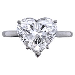 4,01 Karat herzförmiger Diamantring, GIA zertifiziert