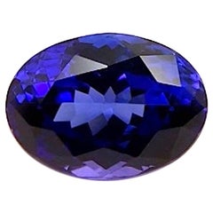 4.01 Carat Oval Tanzanite, Unset Loose Gemstone