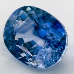 4.01 Ct Blue Sapphire Cushion Loose Gemstone