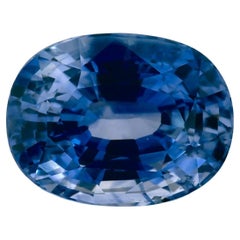 4.01 Ct Blue Sapphire Cushion Loose Gemstone
