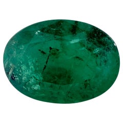 4.01 Ct Emerald Oval Loose Gemstone (pierre précieuse en vrac)