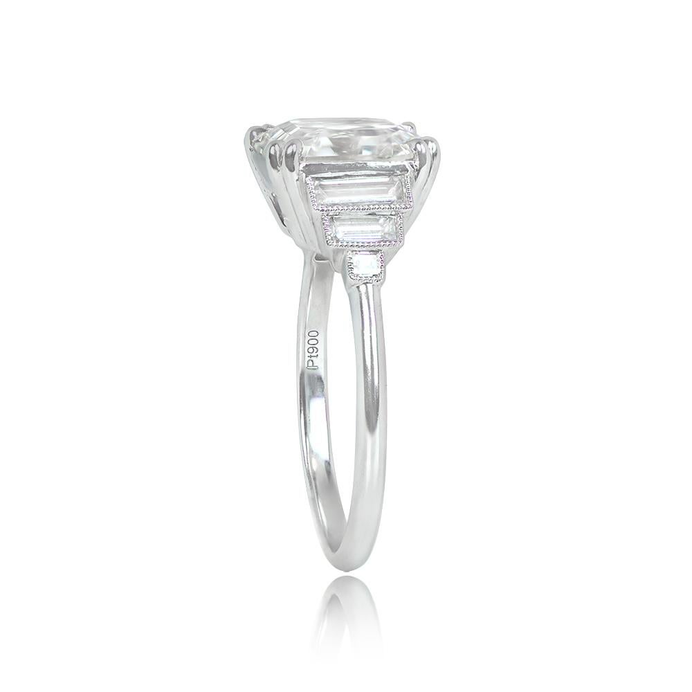 0.25 carat asscher cut diamond ring