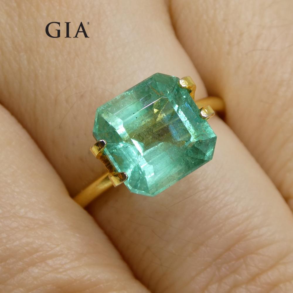 This is a stunning GIA Certified Emerald



The GIA report reads as follows:

GIA Report Number: 2215851421
Shape: Octagonal
Cutting Style: Step Cut
Cutting Style: Crown:
Cutting Style: Pavilion:
Transparency: Transparent
Color: