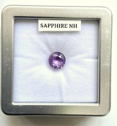 4.02 Carat Sapphire No-Heat Natural Round Cut stone For Fine Jewelry Natural Gem